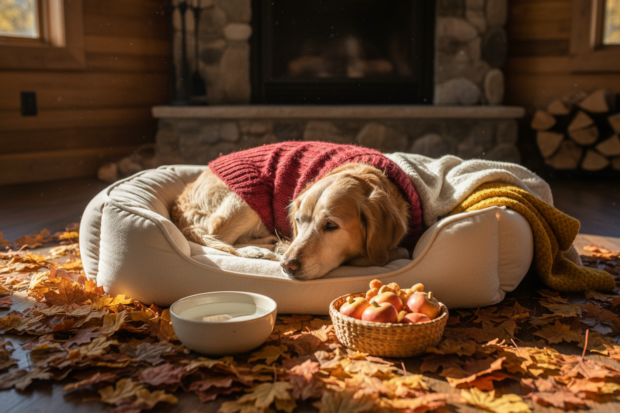 Fall Wellness Tips for Senior Dogs—Joint Care, Warmth & Comfort