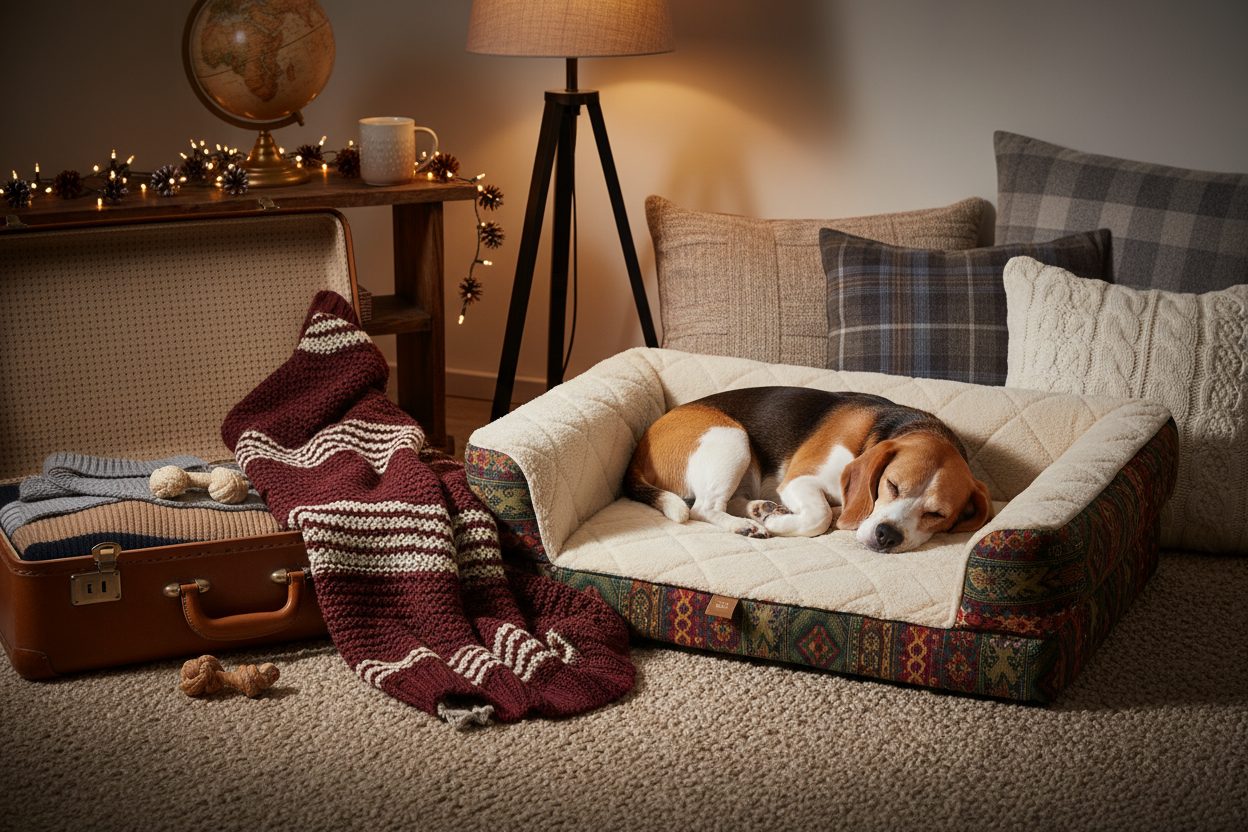 Dog Bed Essentials for Holiday Travel and Cozy Sleep