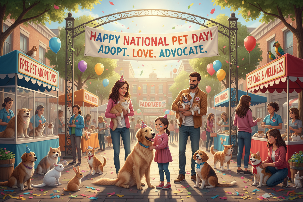 Why Pets Deserve Celebration—Joy, Adoption, and Advocacy on National Pet Day